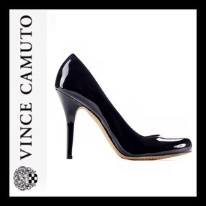 Vince Camuto Black Patent Heels Pumps 5.5